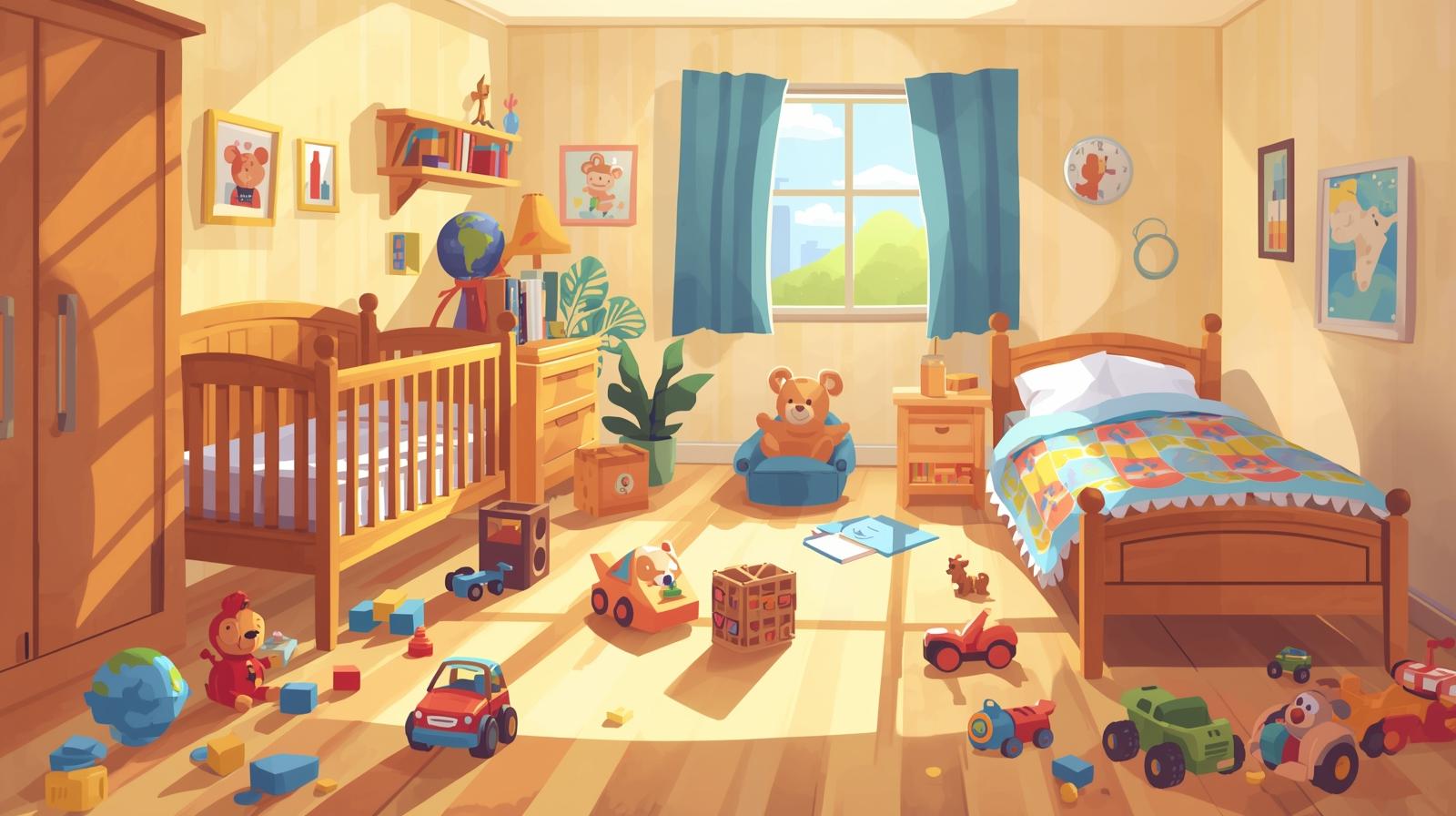 łóżo drewniane izi and dizi